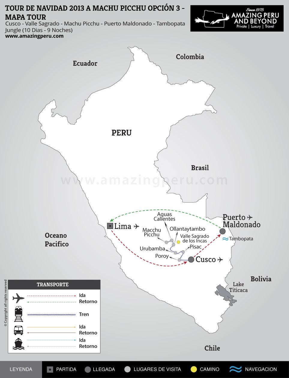 Tour de Navidad 2025 a Machu Picchu - Opción 3 - 10 d?s / 9 noches. Tour de Navidad 2025 a Machu Picchu - Opción 3