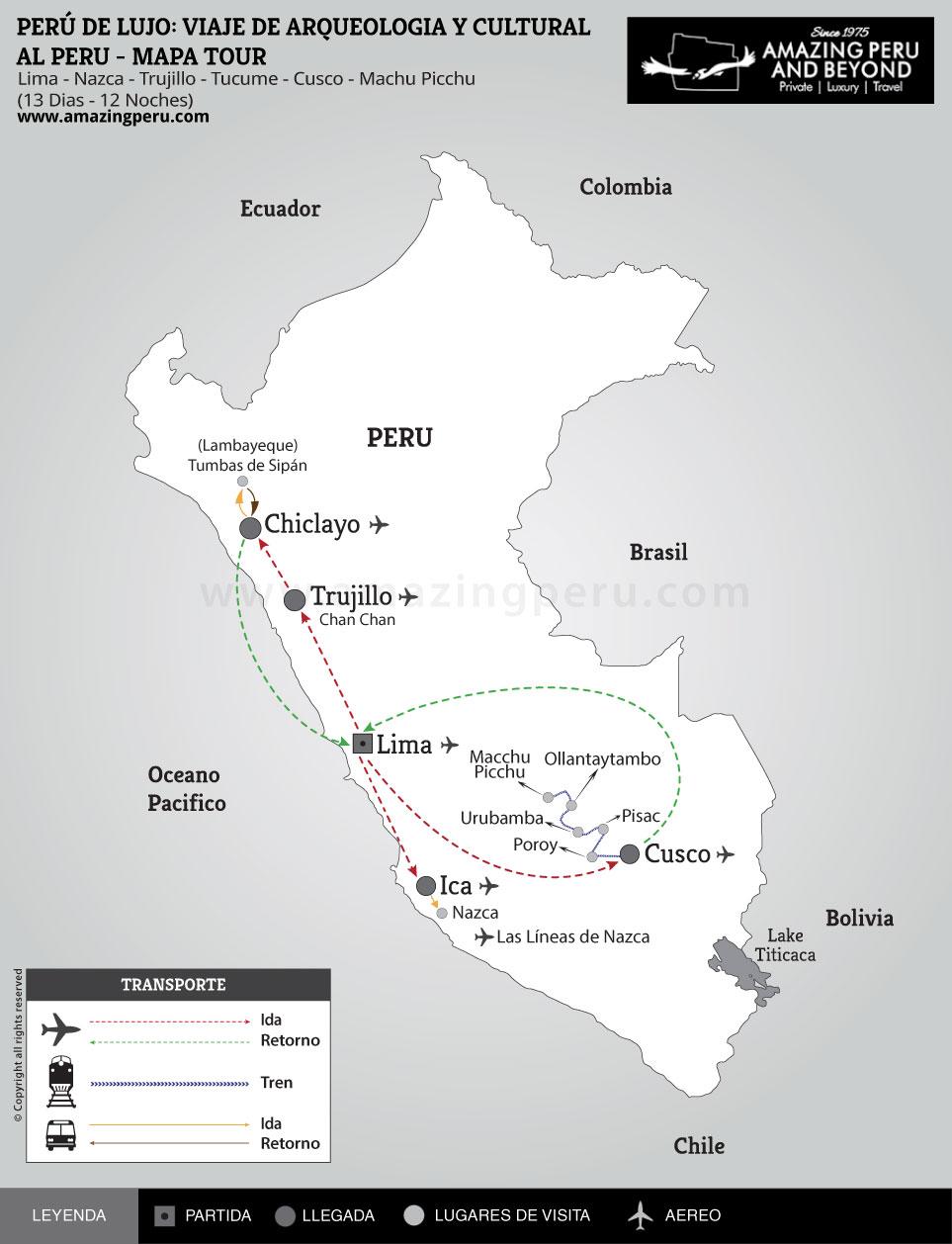 Peru de Lujo: Viaje de Arqueologa y Cultural al Per