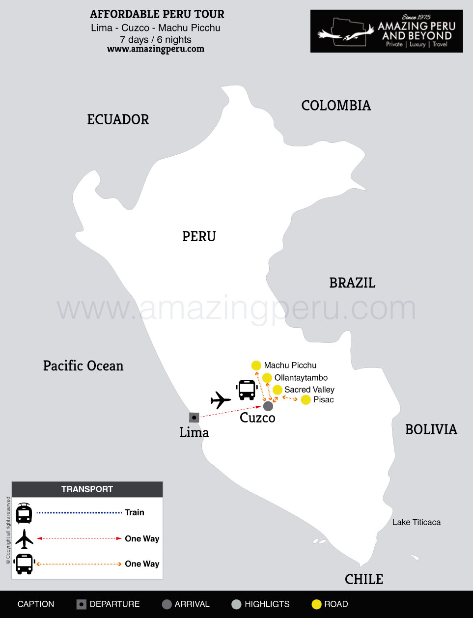 Affordable Peru Tour 2024 - 7 days / 6 nights.