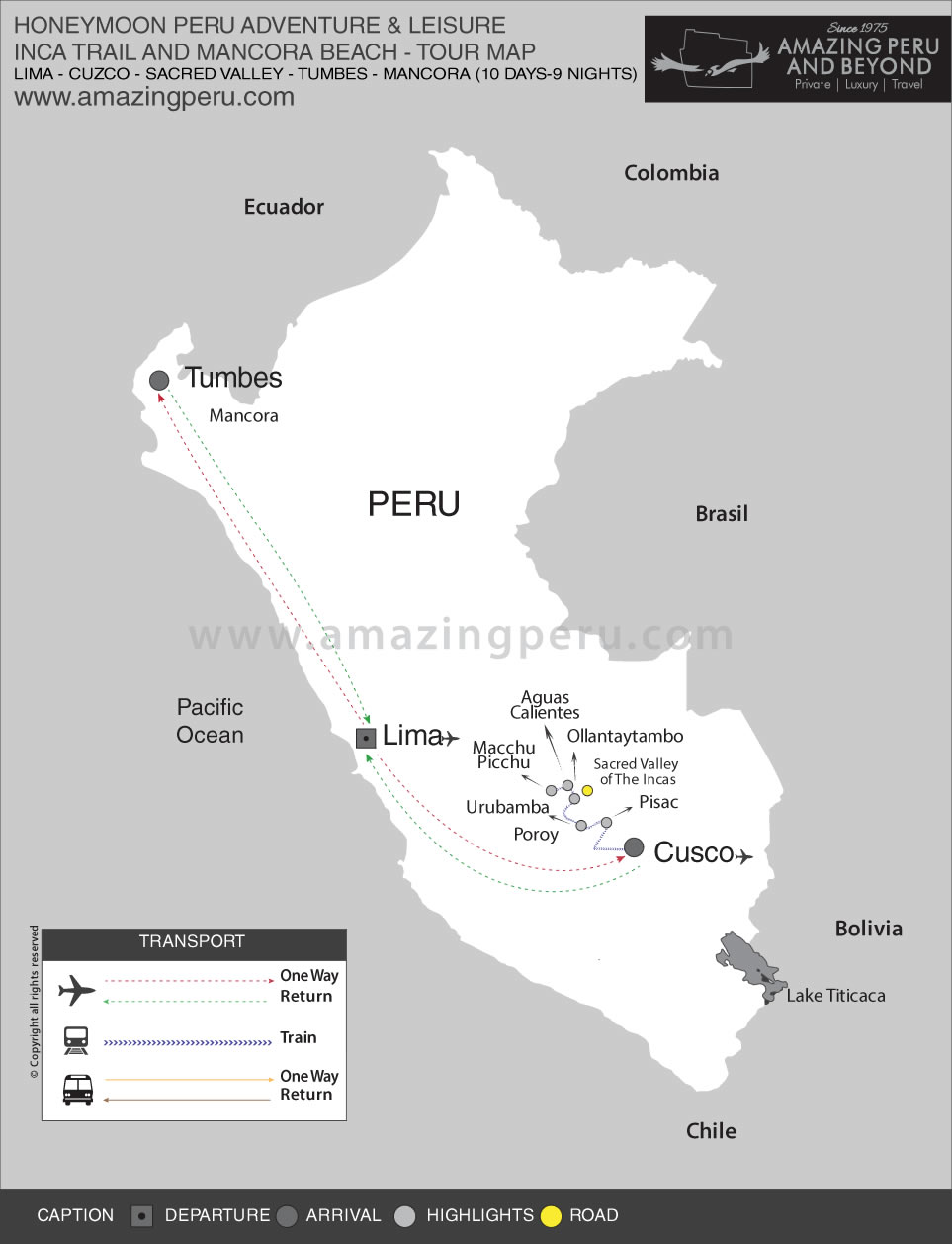 INCA TRAIL AND MANCORA BEACH - 10 days / 9 nights. INCA TRAIL AND MANCORA BEACH - 10 days / 9 nights.