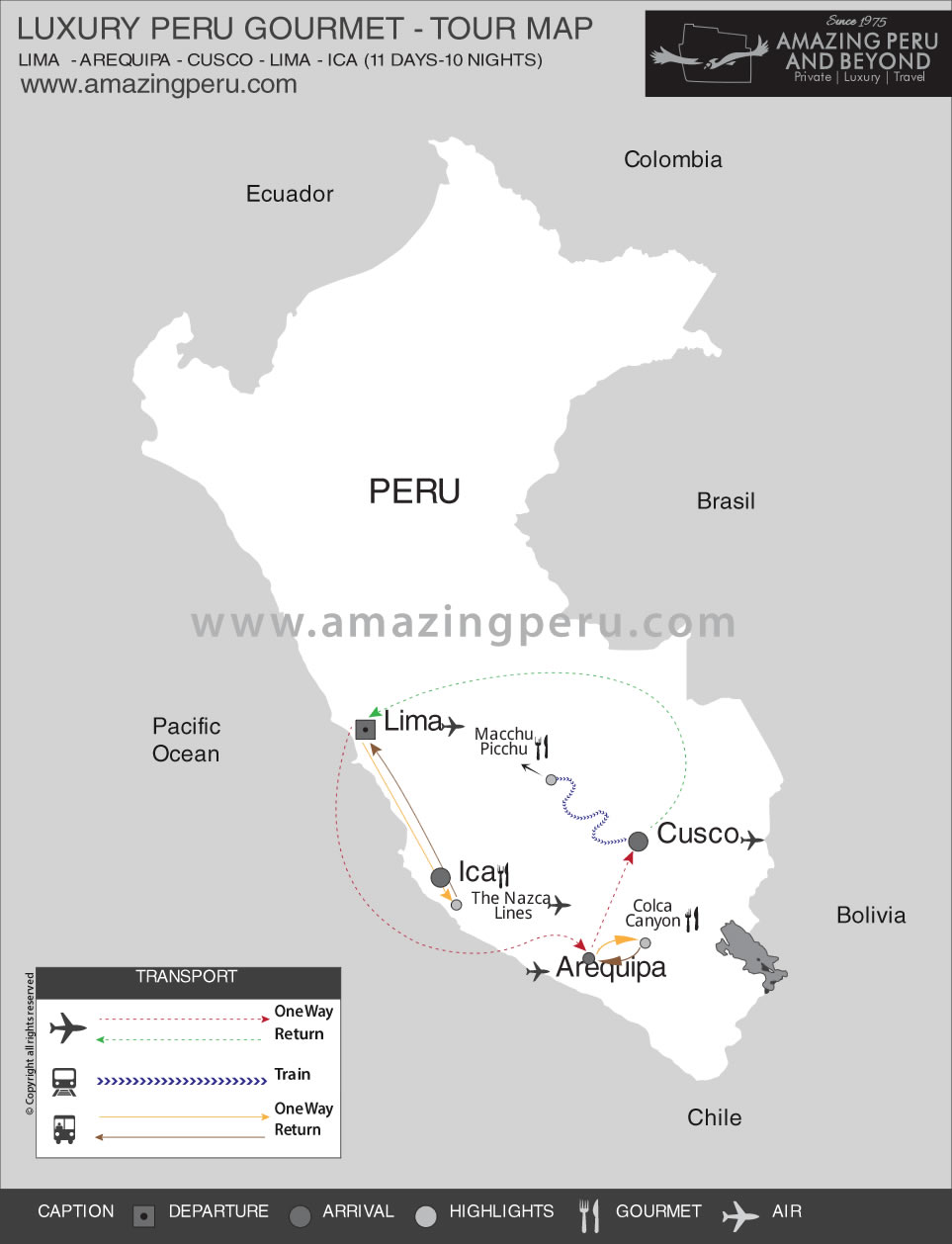 Luxury Peru Gourmet Tour - 11 days / 10 nights. Luxury Peru Gourmet Tour - 11 days / 10 nights.