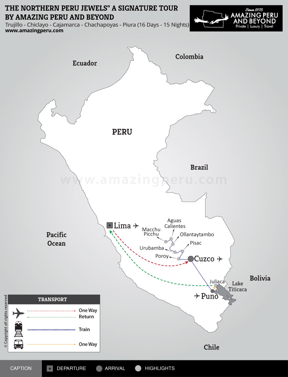 Premium Peru Tour 2 - 10 days / 9 nights.