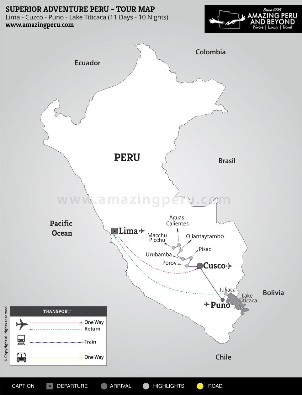Superior Adventure Peru Tour - 11 days / 10 nights. Superior Adventure Peru Tour - 11 days / 10 nights.
