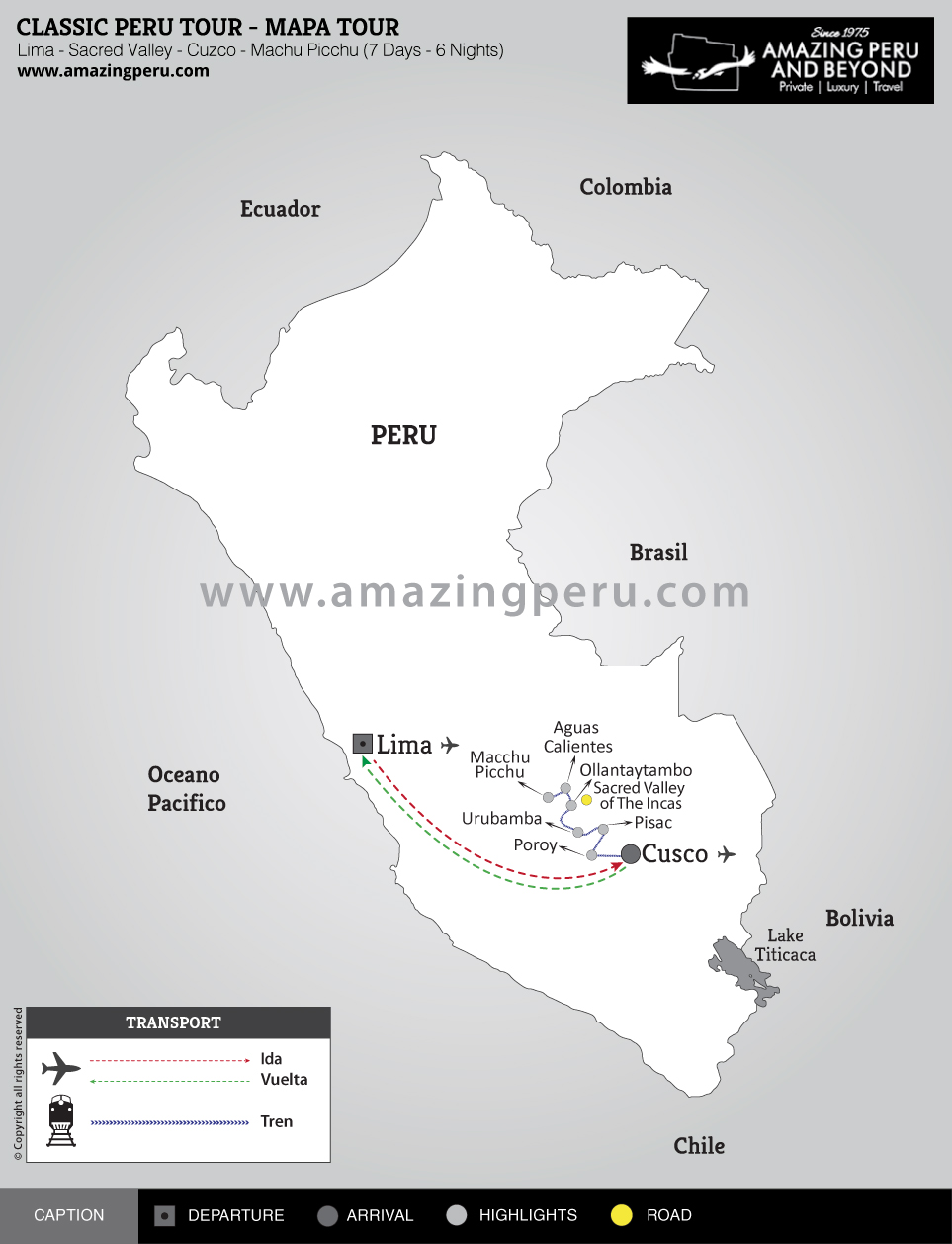 Classic Peru Tour - 6 days / 5 nights. Classic Peru Tour - 6 days / 5 nights.
