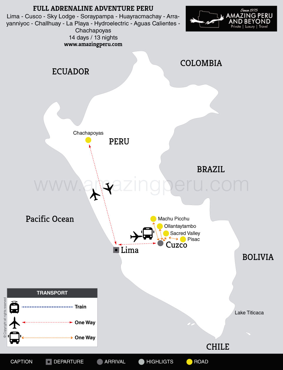 Full Adrenaline Adventure Peru - 14 days / 13 nights. Full Adrenaline Adventure Peru - 14 days / 13 nights.