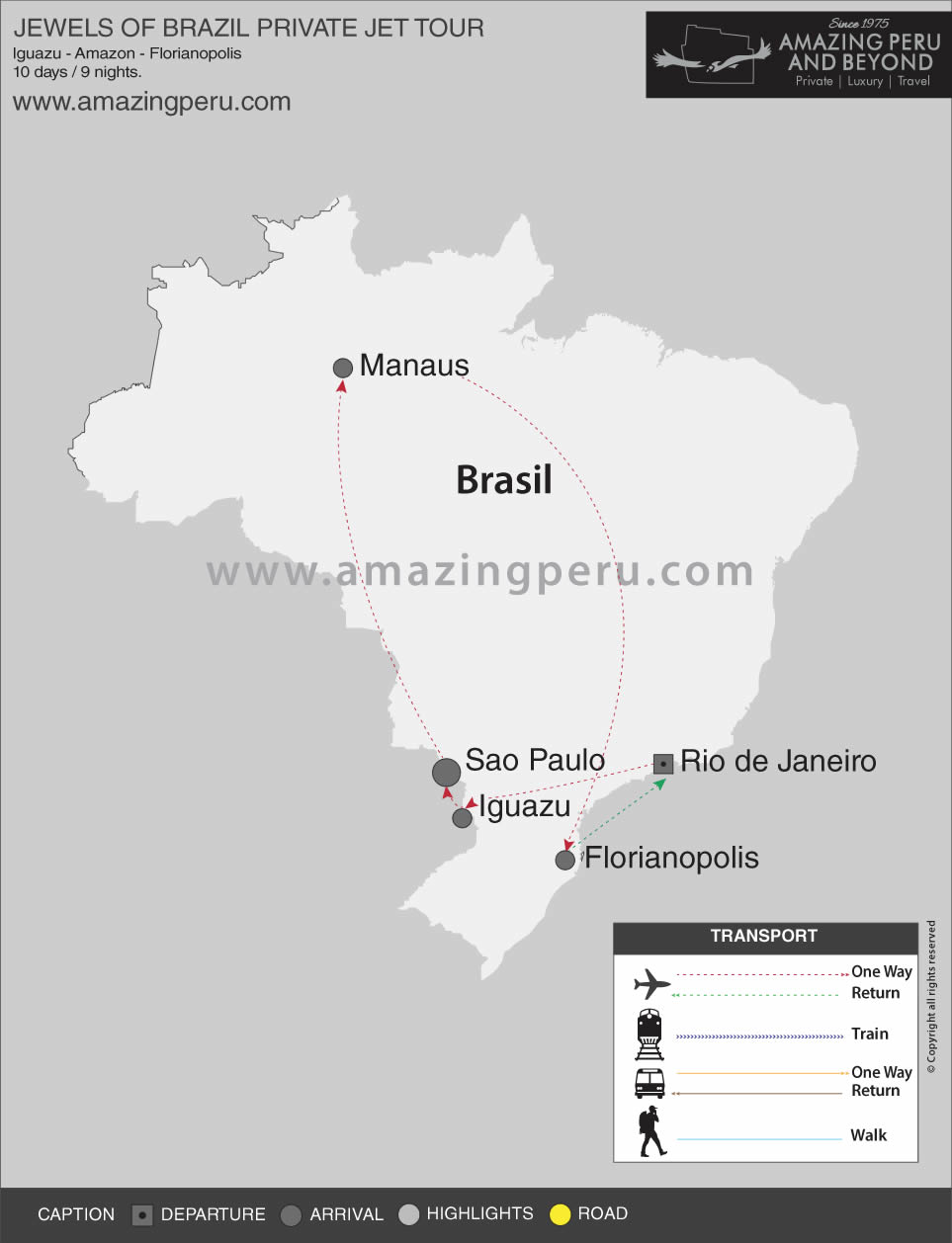 Jewels of Brazil Private Jet Tour - 10 days / 9 nights. Jewels of Brazil Private Jet Tour - 10 days / 9 nights.