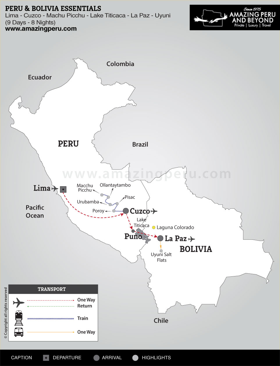 Peru & Bolivia Essentials - 9 days / 8 nights.
