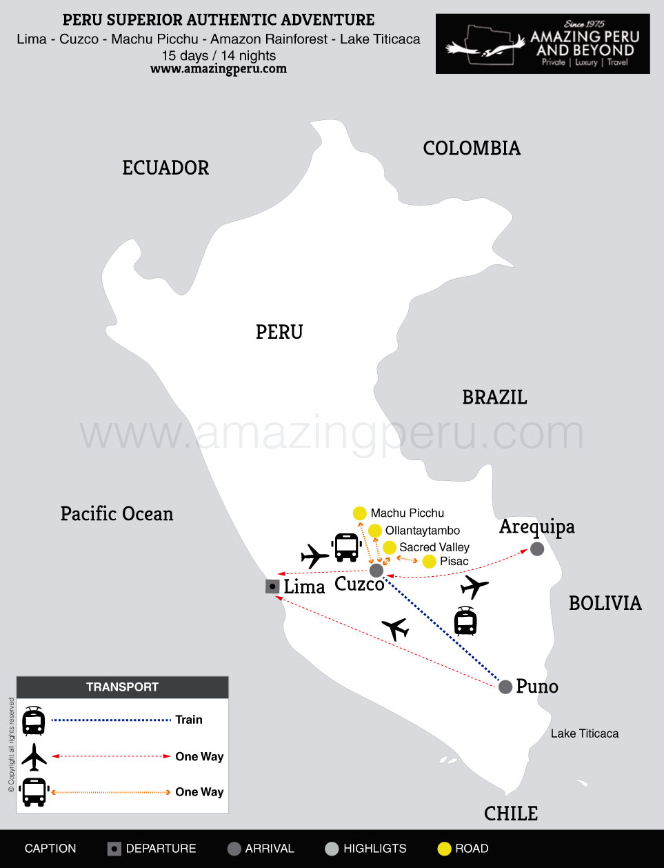 2024 Peru Superior Authentic Adventure - 15 days / 14 nights.