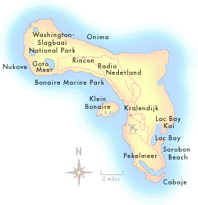 Map Bonaire - Amazing Caribbean