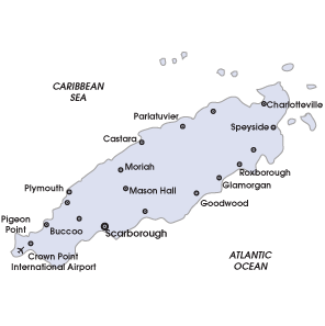 Map Caribbean Escapes  Tobago