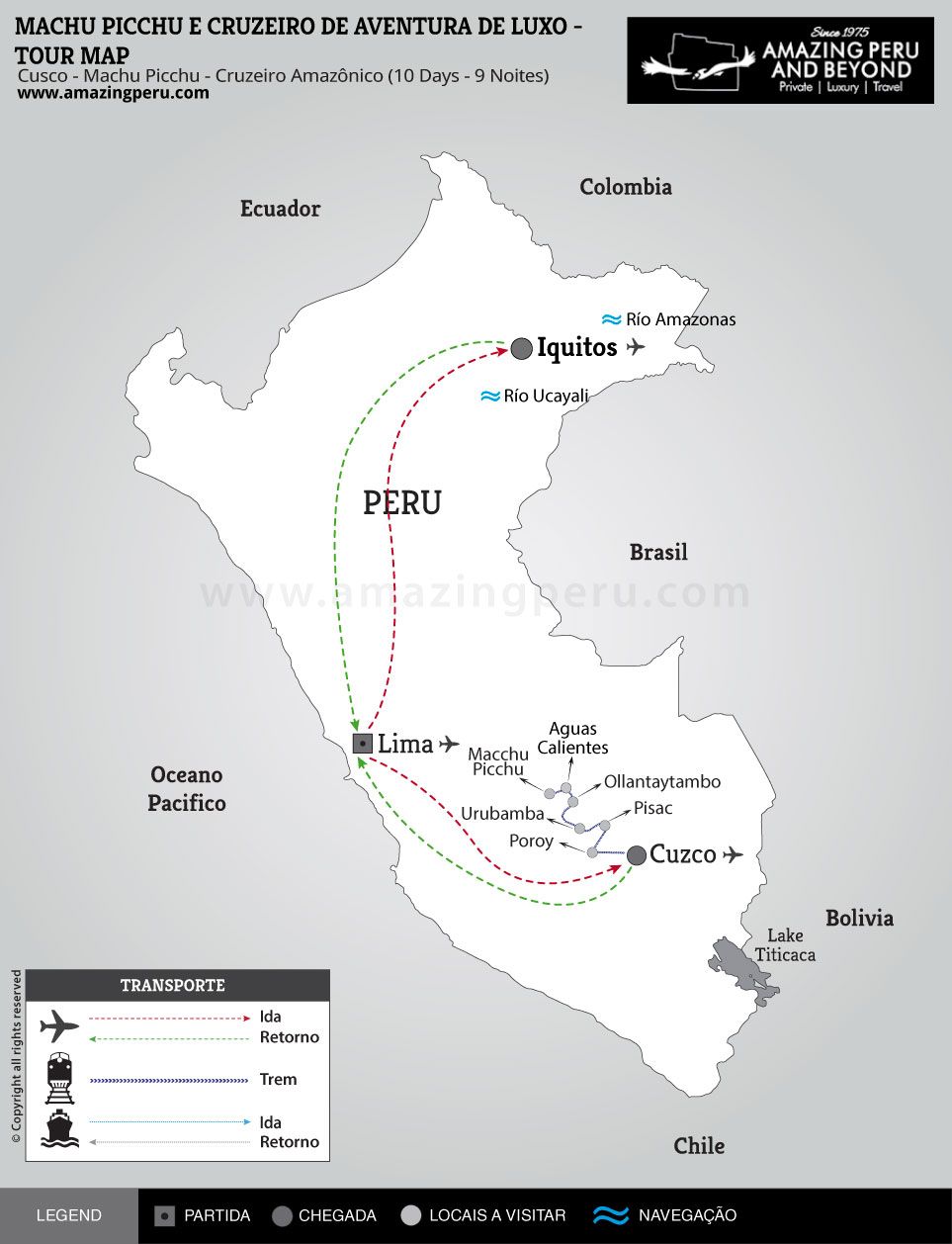 Machu Picchu e Cruzeiro de Aventura de Luxo - 10 days / 9 nights. Machu Picchu e Cruzeiro de Aventura de Luxo - 10 days / 9 nights.
