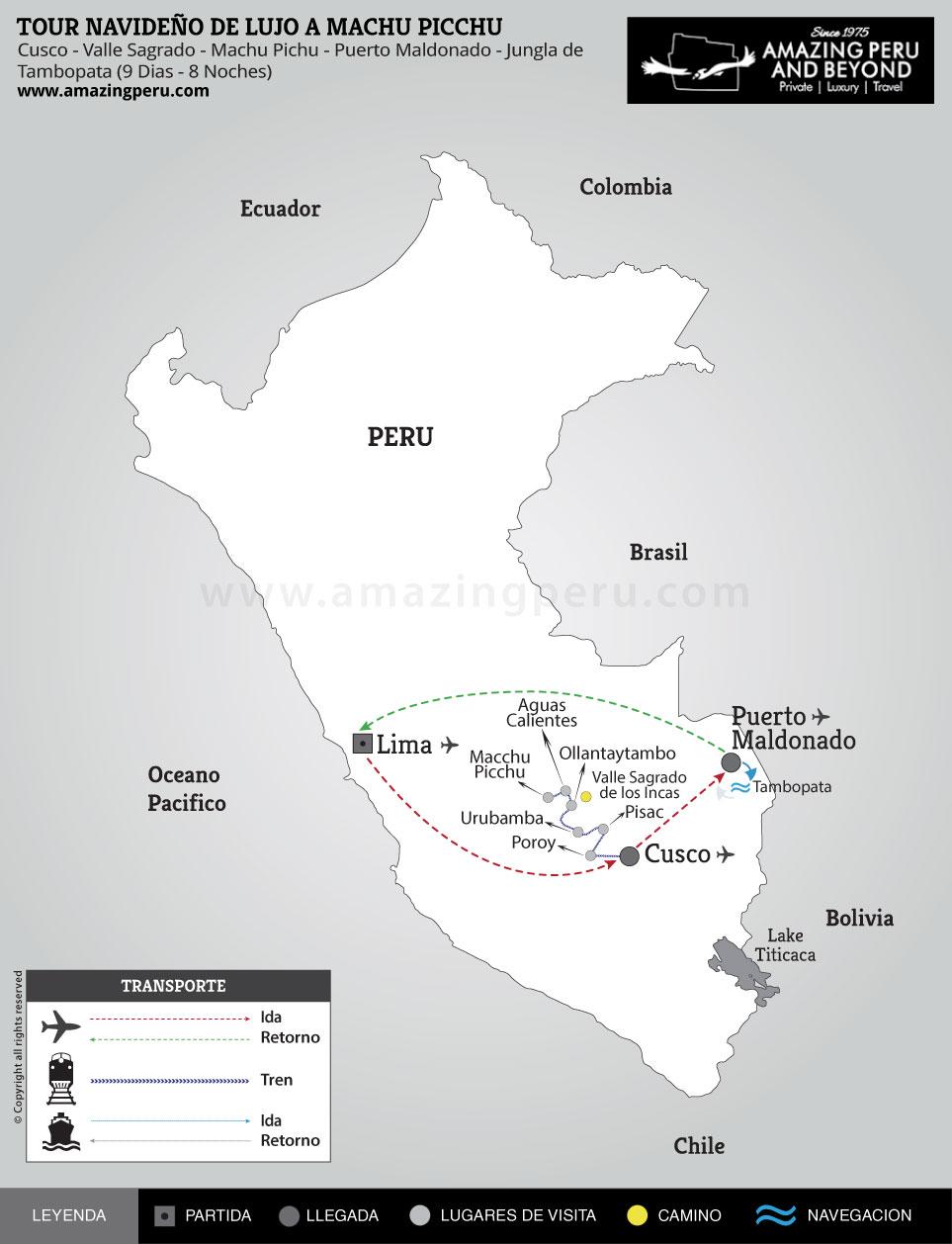 Tour Navideño de lujo a Machu Picchu 2023 - Opción 3