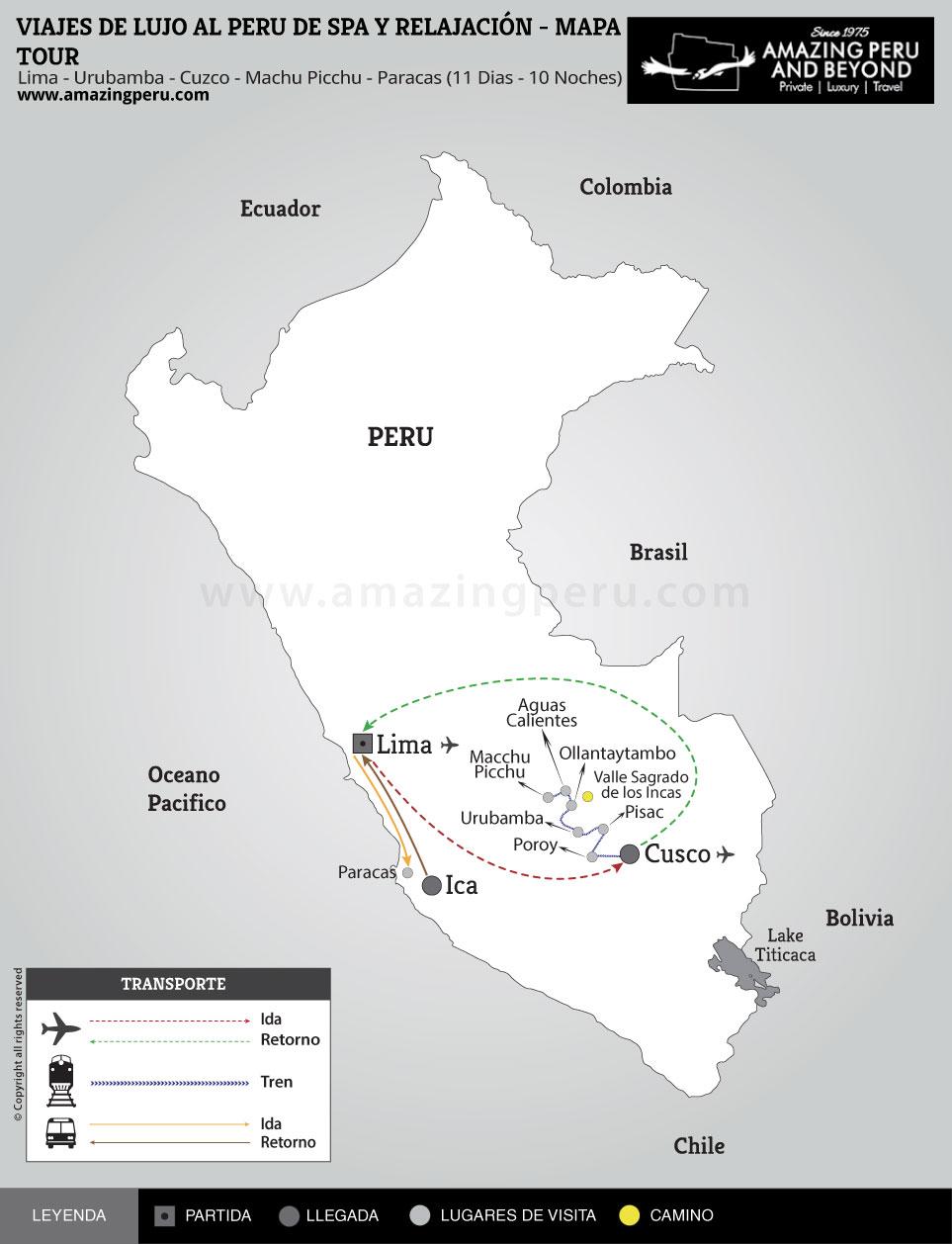 Viajes de Lujo al Peru de Spa y Relajación - 11 días / 10 noches. Viajes de Lujo al Peru de Spa y Relajación