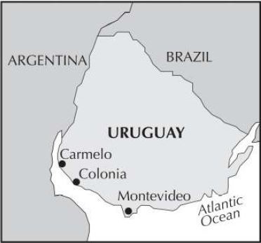 Uruguay Map