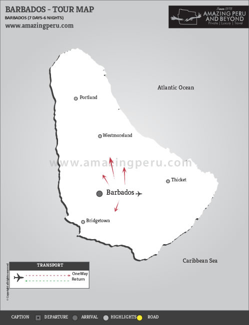 Barbados Tour - 7 days / 6 nights.