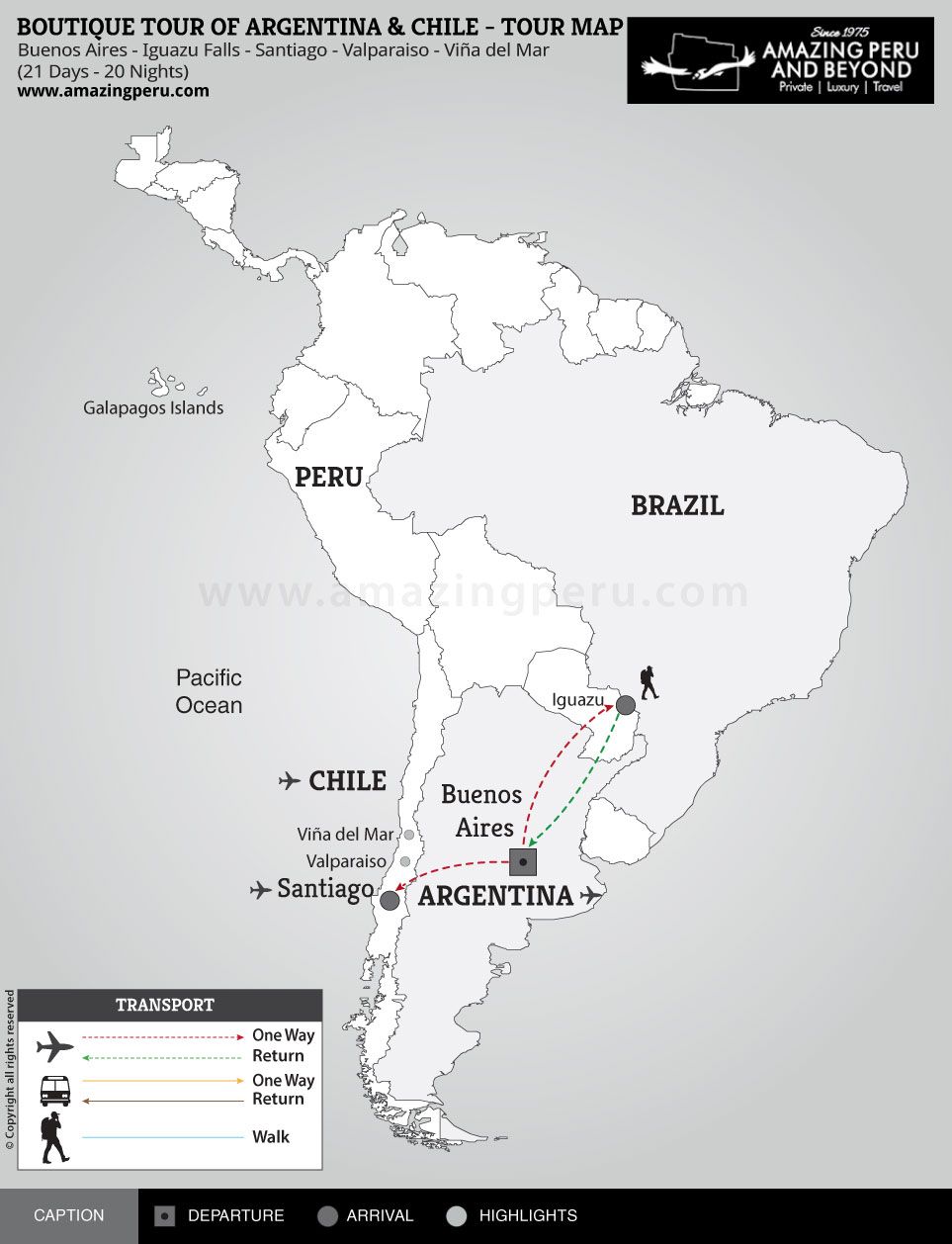 Boutique Tour of Argentina & Chile - 21 days / 20 nights. Boutique Tour of Argentina & Chile - 21 days / 20 nights.