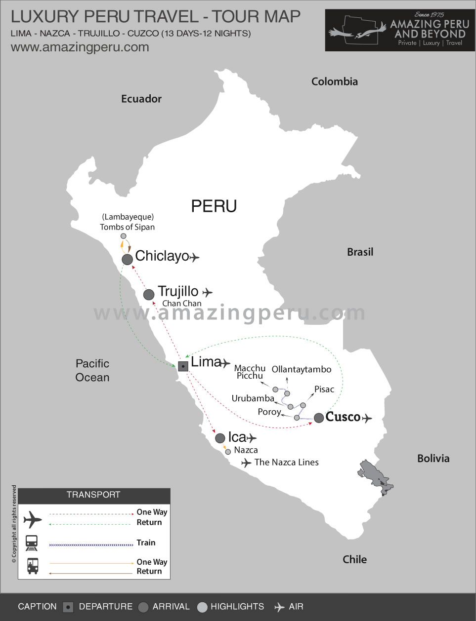 Luxury Archaeology & Cultural Peru Tour - 13 days / 12 nights.