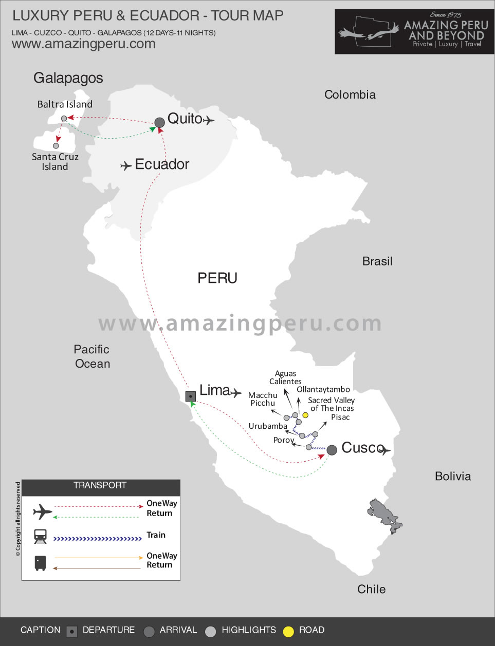 Luxury 12 Day Peru & Ecuador - 12 days / 11 nights.