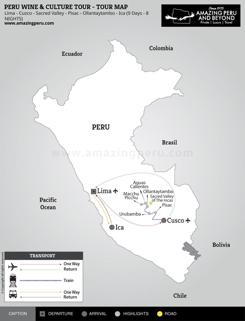 Peru Wine & Culture Tour - 9 days / 8 nights.