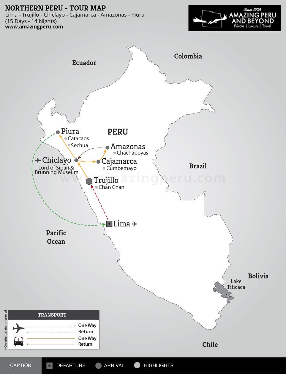 Northern Peru - 15 days / 14 nights. Northern Peru - 15 days / 14 nights.