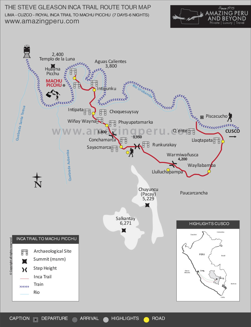 The Steve Gleason Inca Trail route - Luxury Accessible Peru Tour ( Handicapped / Wheelchair) - 7 days / 6 nights.