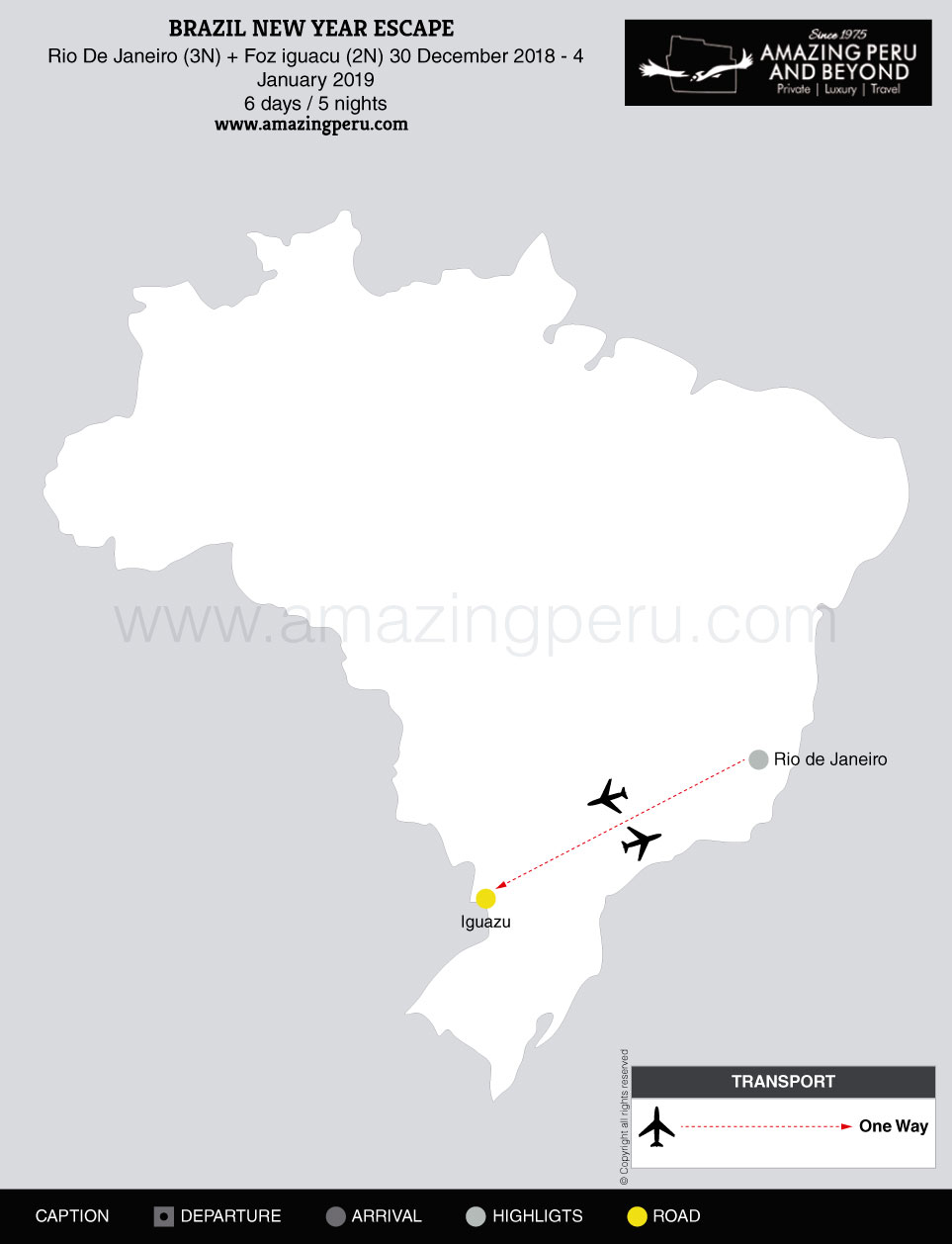 2025/26 Brazil New Year Escape - 6 days / 5 nights.