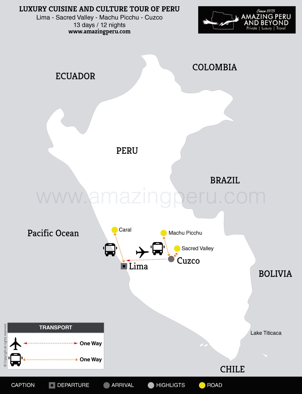 2023 Luxury Cuisine and Culture Tour of Peru - 13 days / 12 nights.