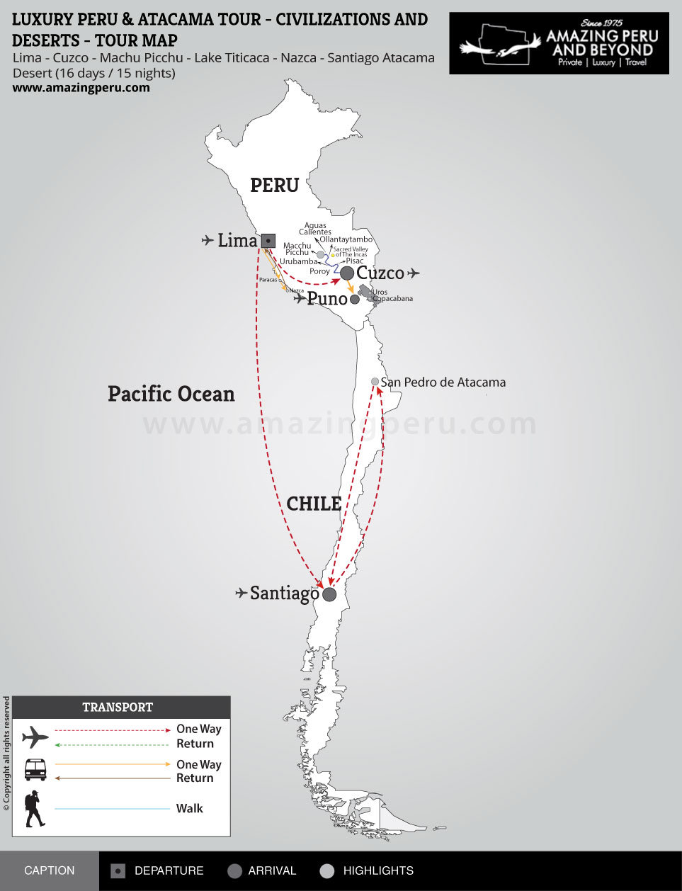 Luxury Peru & Atacama Tour - Civilizations and Deserts - 16 days / 15 nights.