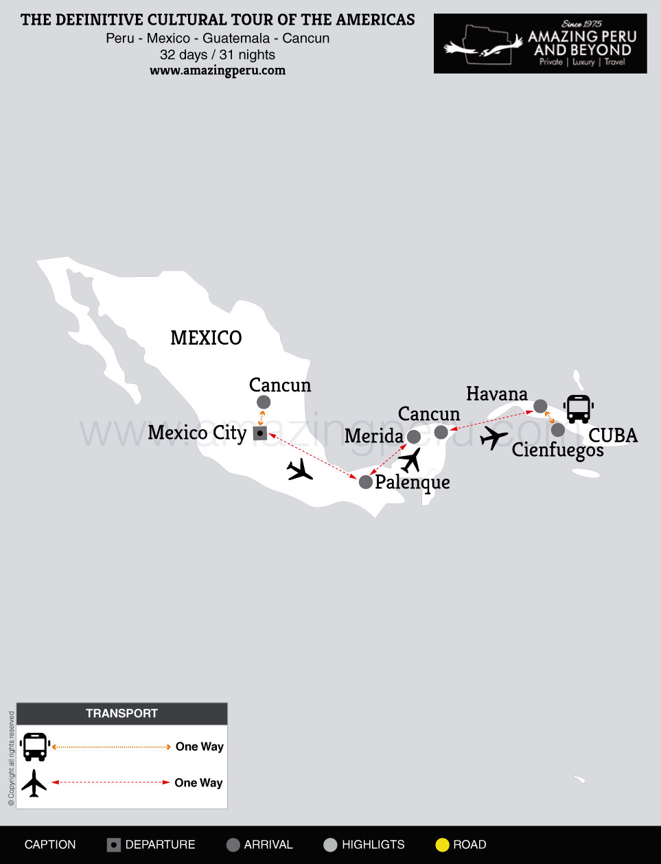 2022 Mexico and Cuba - 14 days / 13 nights.