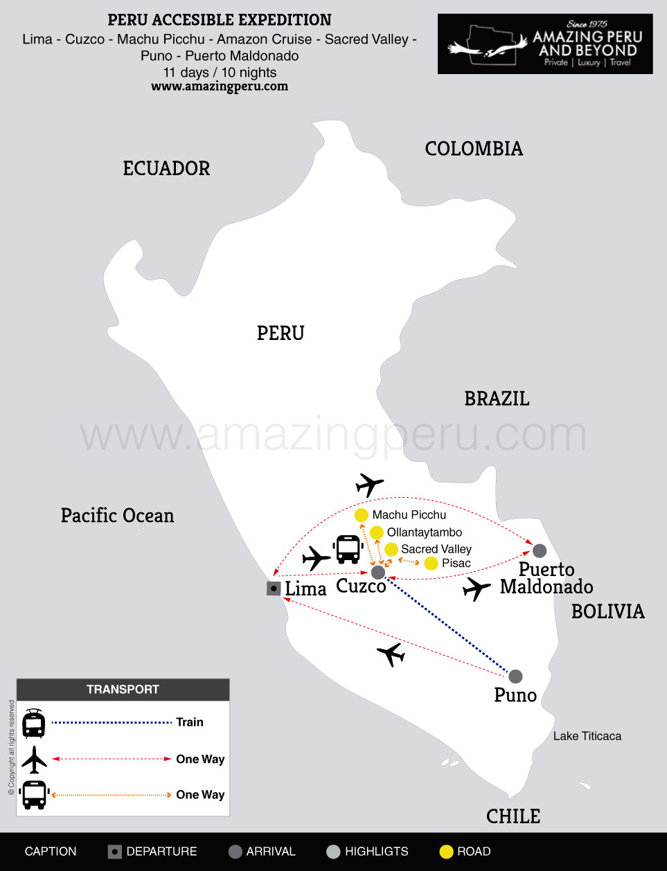 2023 Peru Accesible Expedition - 11 days / 10 nights.