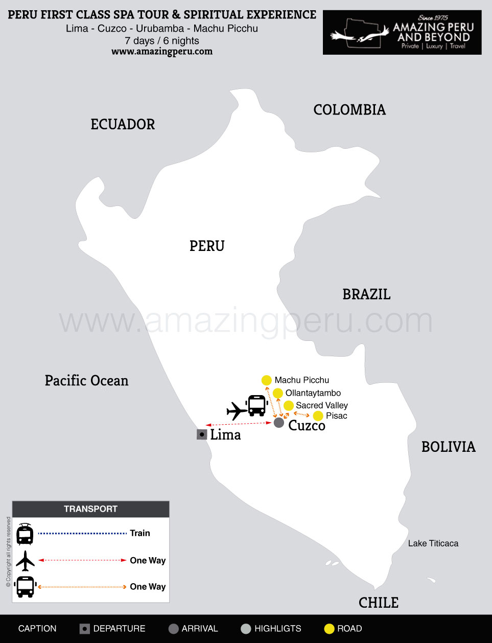 2025 Peru First Class Spa Tour & Spiritual Experience - 7 days / 6 nights.
