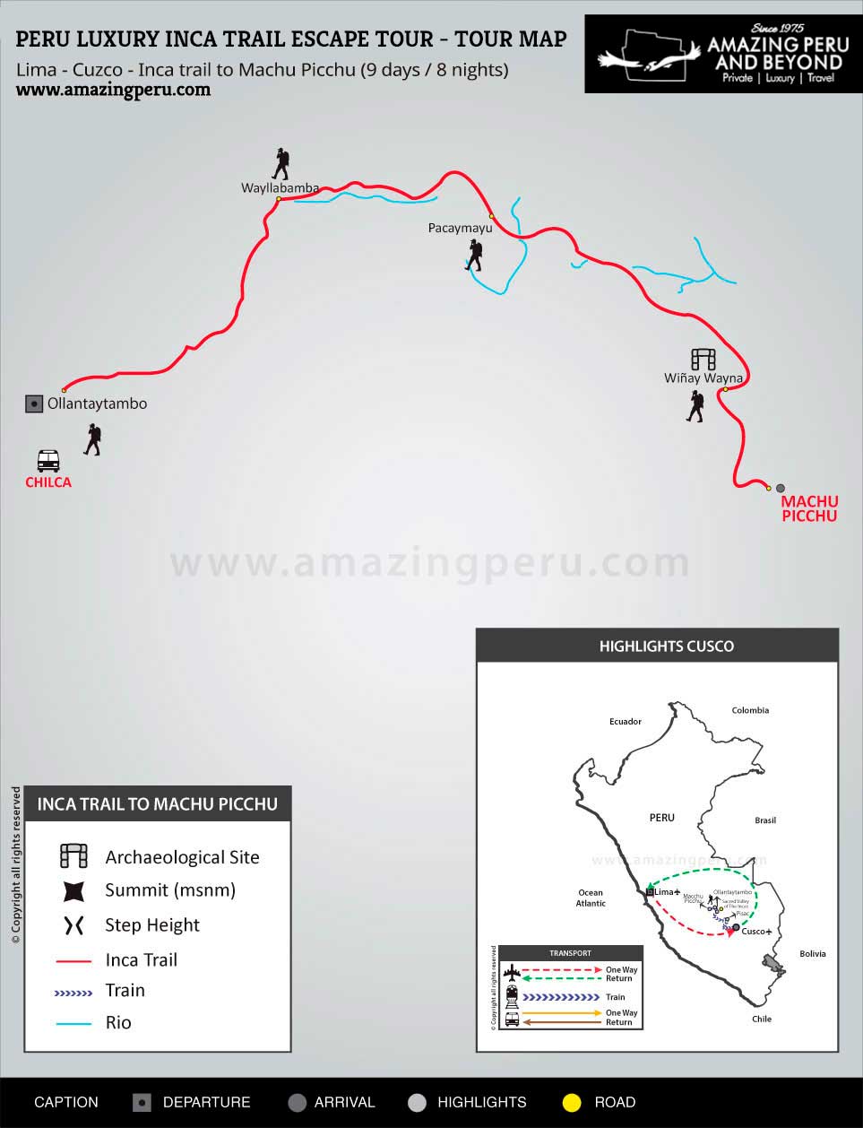 2025 Peru Luxury Inca Trail Escape Tour - 9 days / 8 nights.