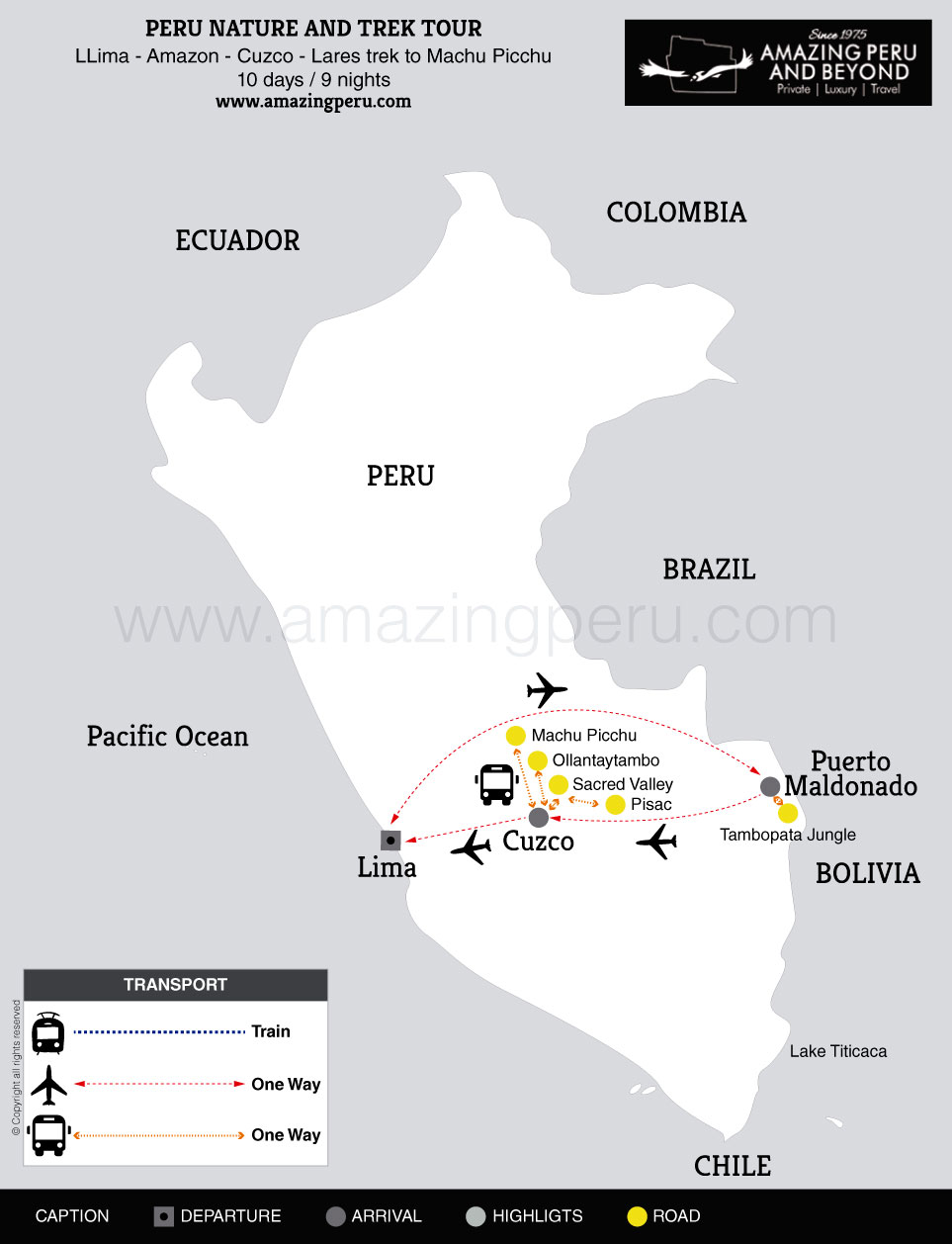 2025 Peru Nature and Trek tour - 10 days / 9 nights.