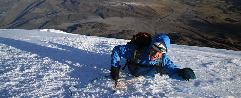 Climbing Cotopaxi 5897m