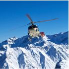 HELICOPTER FLIGHT OVER THE CORDILLERA BLANCA IN THE ANDES